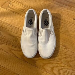 Vans white size 8.5 womens size 7 Mens